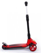 Mesuca Trotineta pliabila cu 3 roti Ferrari Rosie ghidon reglabil cadru din aluminiu platforma antialunecare roti Led greutate admisa 50 kg