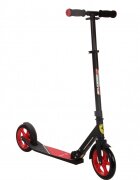 Mesuca Trotineta pliabila Ferrari Junior Negru cu roti 200 mm cadru din aluminiu cric greutate admisa 100 kg