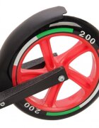 Mesuca Trotineta pliabila Ferrari Junior Negru cu roti 200 mm cadru din aluminiu cric greutate admisa 100 kg