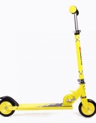 Mesuca Trotineta pliabila pentru copii Ferrari Galbena cu roti 120 mm ghidon reglabil greutate admisa 50 kg