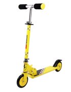 Mesuca Trotineta pliabila pentru copii Ferrari Galbena cu roti 120 mm ghidon reglabil greutate admisa 50 kg