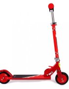 Mesuca Trotineta pliabila pentru copii Ferrari Rosie cu roti 120 mm ghidon reglabil greutate admisa 50 kg