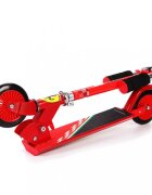 Mesuca Trotineta pliabila pentru copii Ferrari Rosie cu roti 120 mm ghidon reglabil greutate admisa 50 kg