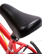 Meteor Bicicleta copii fara pedale Fireman 12 inch scaun si ghidon reglabile pe inaltime manere antiderapante frana pe spate roti gonflabile mari greutate maxima utilizator 30 kg