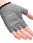 Meteor Manusi de ciclism pentru copii cu piele ecologica si insertii din spuma inchidere velcro masura S lungime manusa 11.2 cm Spider