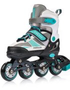 Meteor Role pentru copii roti din PU cadru din aluminiu si rulmenti din carbon ABEC-7 masura S 30-33 Rox Mint