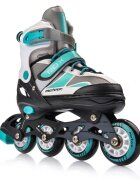 Meteor Role pentru copii roti din PU cadru din aluminiu si rulmenti din carbon ABEC-7 masura S 30-33 Rox Mint