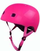 MICRO Casca de protectie reglabila Raspberry M cu Led orificii de ventilare usoara varsta 5-12 ani