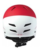 MICRO Casca Racing WhiteRed reglabila orificii de ventilare varsta 3-8 ani