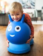 MICRO Saritor gonflabil si vehicul ride-on 2 in 1 Air Hopper Blue 18-36 luni greutate admisa 25 kg