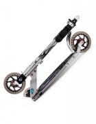 MICRO Trotineta Speed Grey rapida compacta usoara cadru din aluminiu ghidon pliabil si ajustabil greutate suportata 100 kg