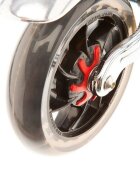 MICRO Trotineta Speed Grey rapida compacta usoara cadru din aluminiu ghidon pliabil si ajustabil greutate suportata 100 kg