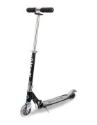 MICRO Trotineta Sprite Black Stripe pliabila ghidon telescopic platforma din aluminiu roti PU greutate 2.8 kg suporta 100 kg