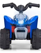 Milly Mally Atv electric pentru copii Honda Blue 30W 18-36 luni cu licenta sunete si lumini