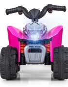 Milly Mally Atv electric pentru copii Honda Pink 30W 18-36 luni cu licenta sunete si lumini