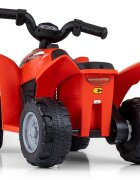 Milly Mally Atv electric pentru copii Honda Red 30W 18-36 luni cu licenta sunete si lumini