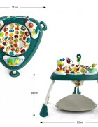 Milly Mally Centru de activitati 360 Bounzee Green functie Saritor si inaltime reglabila