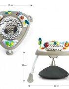Milly Mally Centru de activitati 360 Bounzee Grey functie Saritor si inaltime reglabila