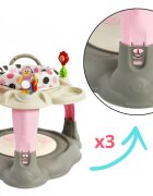 Milly Mally Centru de activitati 360 Twist Pastel Dots cu scaun rotativ si inaltime reglabila