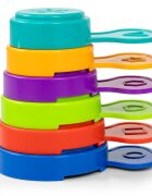 Milly Mally Jucarie de baie cu 6 cupe colorate Stacking Flower
