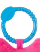 Milly Mally Jucarie din plus pentru agatat cu clopotel Happy Owl Pink