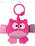 Milly Mally Jucarie din plus pentru agatat Cutie Owl Pink