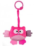 Milly Mally Jucarie din plus pentru agatat Cutie Owl Pink