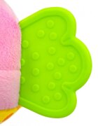 Milly Mally Jucarie din plus pentru agatat fosnaie si vibreaza Baby Fish Pink
