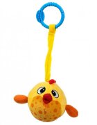 Milly Mally Jucarie din plus pentru agatat fosnaie si vibreaza Baby Fish Yellow