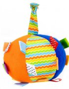 Milly Mally Jucarie din plus pentru agatat Minge senzoriala cu clopotel Funny Ball