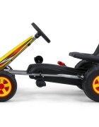 Milly Mally Kart cu pedale robust +3 ani Viper yellow