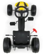 Milly Mally Kart cu pedale robust +3 ani Viper yellow