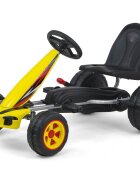 Milly Mally Kart cu pedale robust +3 ani Viper yellow