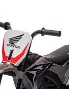Milly Mally Motocicleta electrica pentru copii Honda CRF 450R grey 30W cu sezut ergonomic roti robuste si claxon