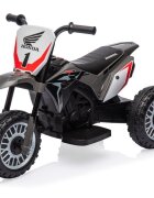 Milly Mally Motocicleta electrica pentru copii Honda CRF 450R grey 30W cu sezut ergonomic roti robuste si claxon