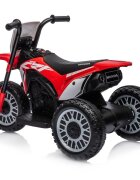 Milly Mally Motocicleta electrica pentru copii Honda CRF 450R red 30W cu sezut ergonomic roti robuste si claxon