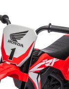 Milly Mally Motocicleta electrica pentru copii Honda CRF 450R red 30W cu sezut ergonomic roti robuste si claxon