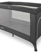Milly Mally Patut pliabil de calatorie Mirage Dark Grey nivel reglabil roti si geanta transport