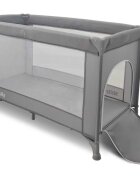 Milly Mally Patut pliabil de calatorie Mirage Grey nivel reglabil roti si geanta transport