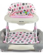 Milly Mally Premergator 2 in 1 Patrol Plus Pastel Dots mers si balansare panou educativ