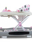 Milly Mally Premergator 2 in 1 Patrol Plus Pastel Dots mers si balansare panou educativ