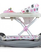 Milly Mally Premergator 2 in 1 Patrol Plus Pastel Dots mers si balansare panou educativ
