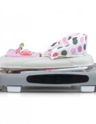 Milly Mally Premergator 2 in 1 Patrol Plus Pastel Dots mers si balansare panou educativ