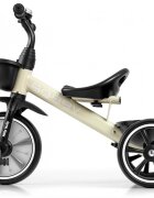 Milly Mally Tricicleta pentru copii Bobby Beige cu cadru robust din otel roti Eva +24 luni