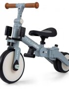 Milly Mally Tricicleta pentru copii Optimus Max Denim 5 in 1 reglabila maner parental roti din spuma varsta 12 luni+