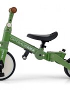 Milly Mally Tricicleta pentru copii Optimus Max Green 5 in 1 reglabila maner parental roti din spuma varsta 12 luni+