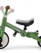 Milly Mally Tricicleta pentru copii Optimus Max Green 5 in 1 reglabila maner parental roti din spuma varsta 12 luni+