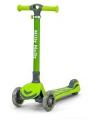Milly Mally Trotineta pliabila Boogie Green roti din silicon cu Led platforma antiderapanta greutate admisa 50 kg