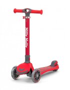 Milly Mally Trotineta pliabila Boogie Red roti din silicon cu Led platforma antiderapanta greutate admisa 50 kg