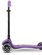Milly Mally Trotineta pliabila Sparky Violet roti din silicon cu led platforma iluminata greutate admisa 50 kg